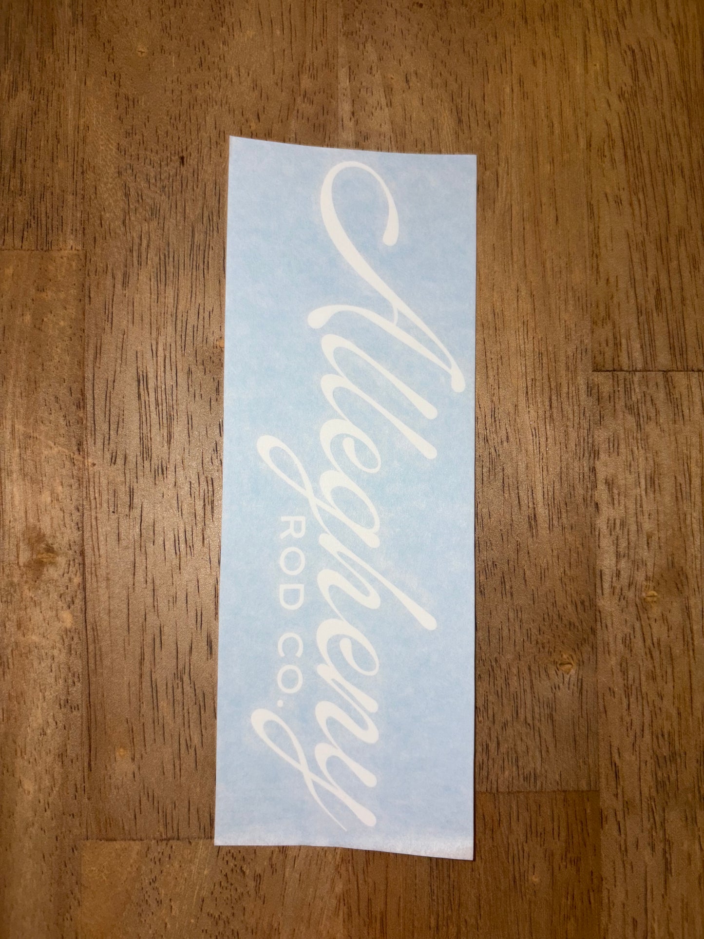 Allegheny Rod Co. Decals